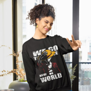 We Go to The New World – Unisex Oversized Sweatshirt