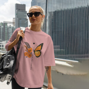 butterfly human 1 baby pink